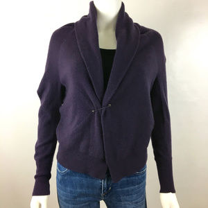 Vince Women's size S Purple 100% Cashmere Cardigan
